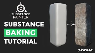 Substance Painter High Poly to Low Poly Texture Maps Baking Tutorial screenshot 4