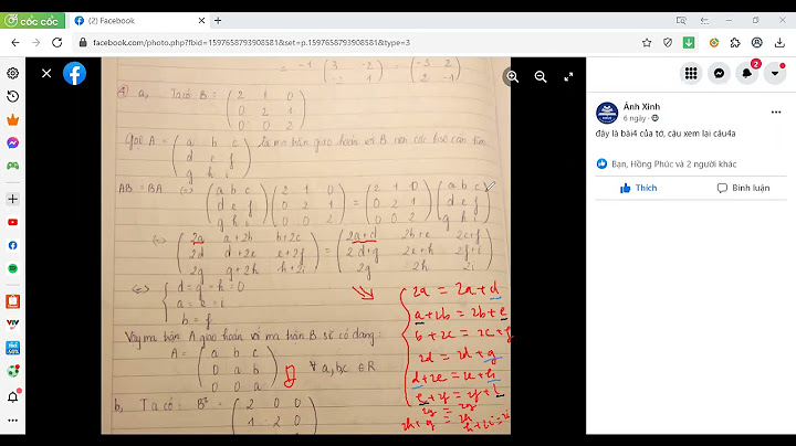 Bài tập ma trận có lời giải pdf năm 2024