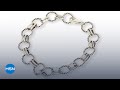 Chaco Canyon Sterling Silver Rope-Textured Oval-Link Bracelet | HSN