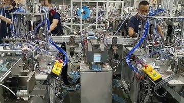 Richpeace Full Automatic surgical mask machine with earloop folding device