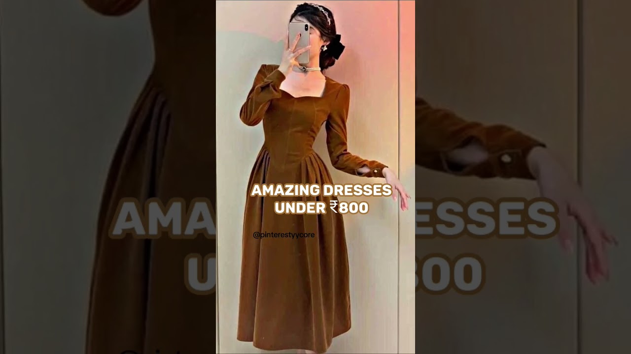 Amazing dresses under ₹800.                  Comment "Link" for the product link. 