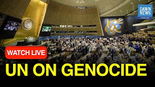 🔴LIVE: UN General Assembly On Genocide | DAWN News English