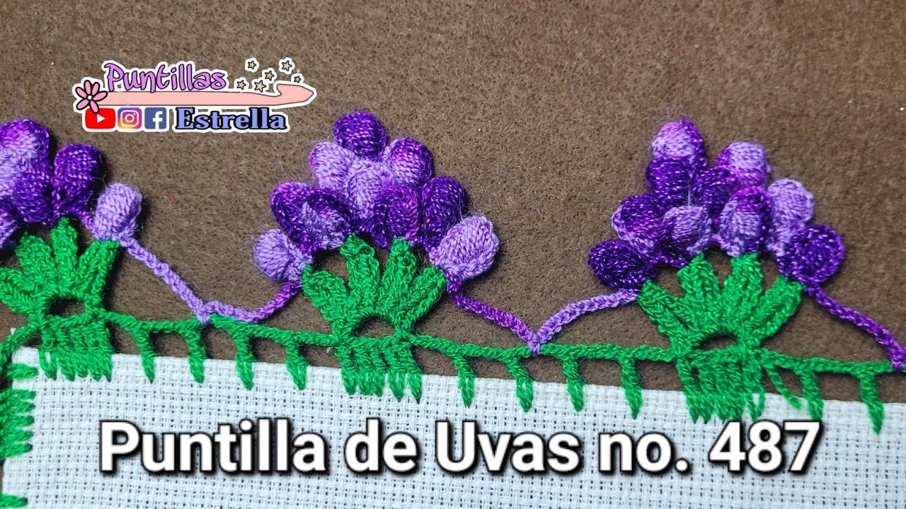 Puntilla de uvas no. 487 - Puntillas Estrella 