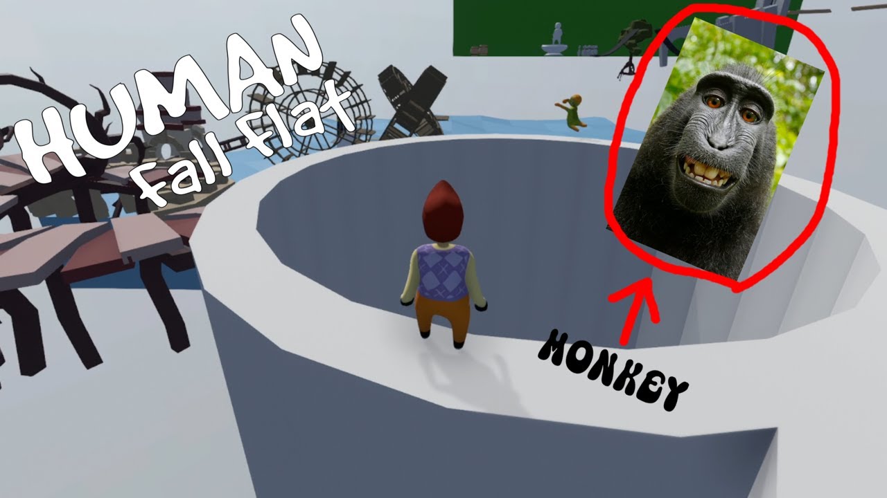 We went through a realy wierd level and fell alot.(Human Fall Flat)