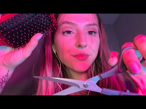Fast and Aggressive ASMR Hair Cut From Your Best Friend 🧸🎀 (you look great)