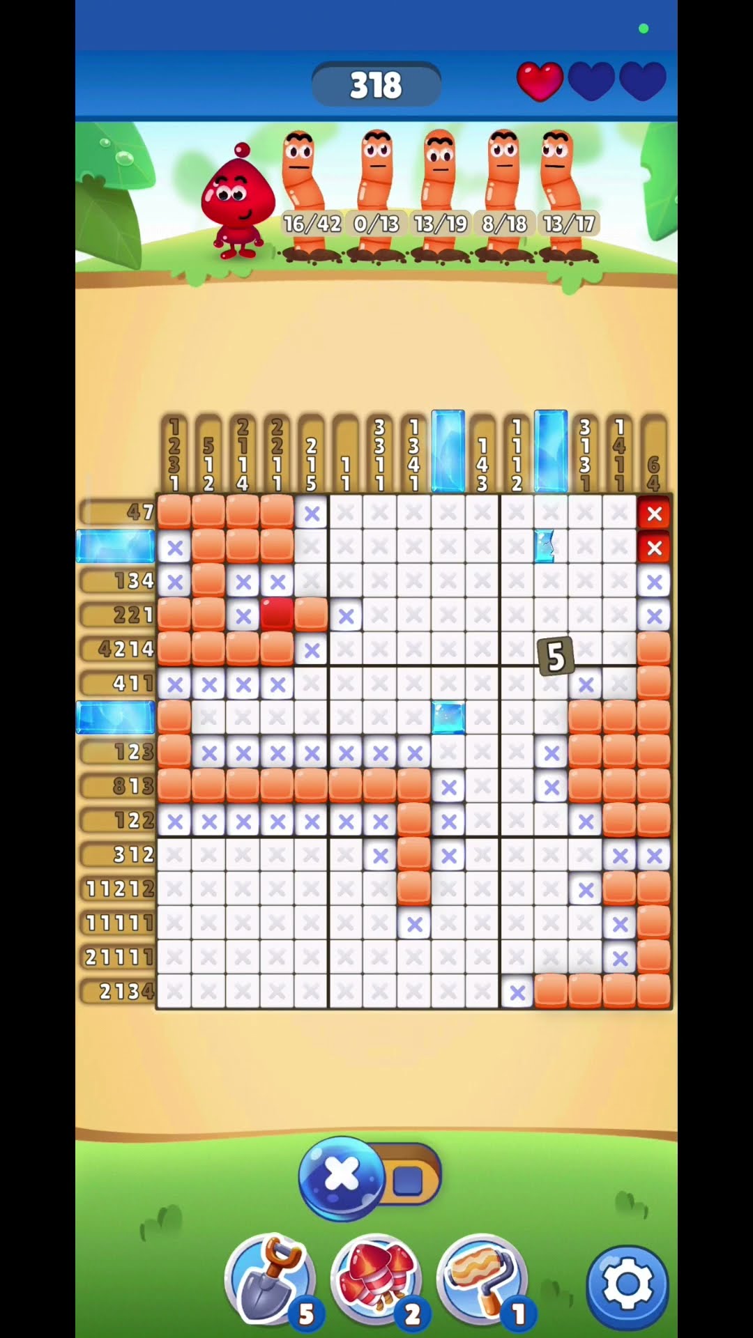 Nono Crossing Level 318 #nonocrossing #nonocrossinglevel318