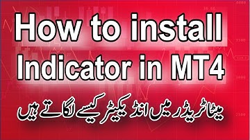 How Install Indicators in MT4 | Beginner level | Urdu Hindi Forex