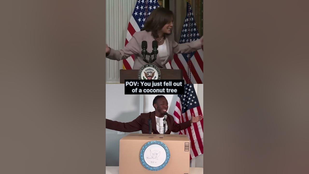 POV: You just fell out of a coconut tree 😂 #KamalaHarris