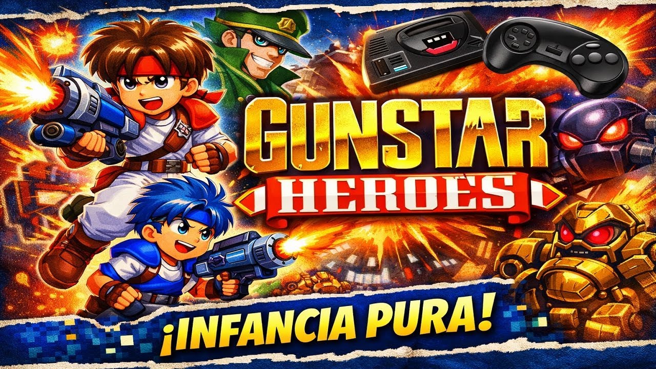 🔥 Gunstar Heroes: EL JUEGAZO de mi infancia que nunca falla 💥 | Mega Drive / Genesis