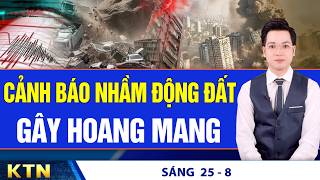 MORNING 8/25: False earthquake alarm sparks panic in China; 4 storms appear simultaneously