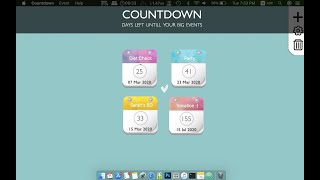How to keep track of important dates? using this smart little Countdown App screenshot 1