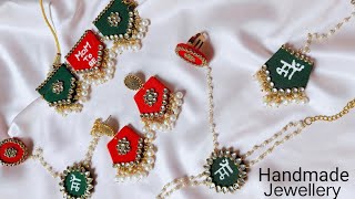 Baby Shower Jewellery Making 💝 Fabric Jewellery #youtube #handmadejewelry #youtubevideo