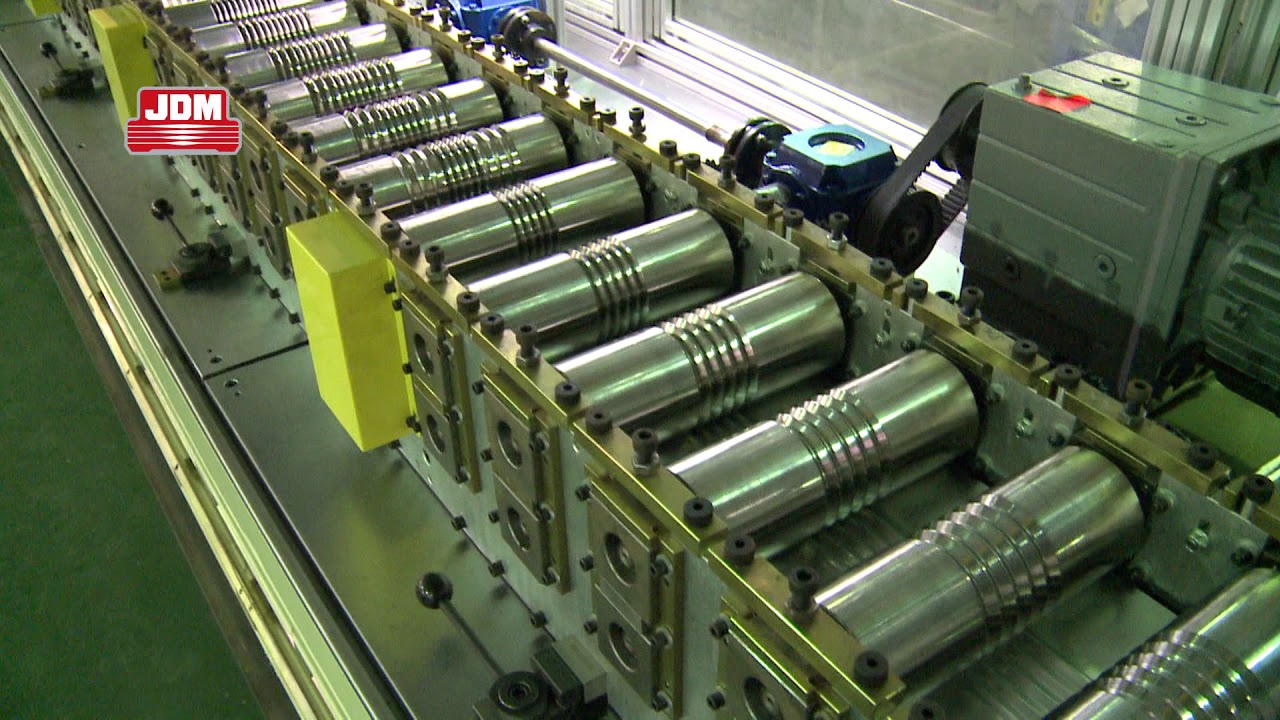 JDM jingda Inline turbulator fin mill with auto flux and tube stuffing