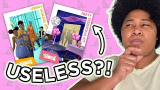 Do we need these? Urban Homage Kit and Party Essentials Kit | The Sims 4 Kits Review #SponsoredbyEA