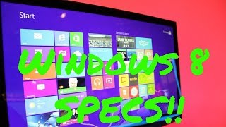 how to check specs on windows 8 | easy!