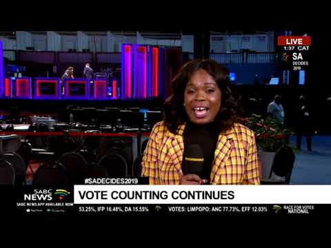 #SAElections2019 I Vote counting continues throughout the night