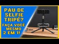 Suporte Pau De Selfie Bastão Celular Sem Tremer Na Gravação Utilize Como Tripé E Economize Dinheiro