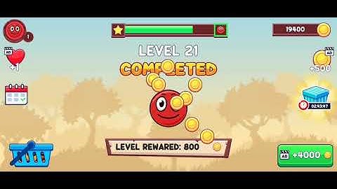 Bounce Ball 5 - Jump Ball Hero Adventure Level 21,22,23,24,25 WalkThrough | Fazie Gamer