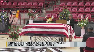 Community gathers to remember fallen BCSO Lieutenant