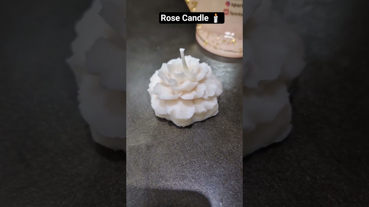 Rose Candle | Scented Candle | Home Decor | Gift Ideas | Romantic Gift 