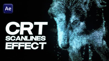 How to Make a CRT Scanlines Effect in After Effects