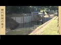 見沼通船堀閘門開閉実演