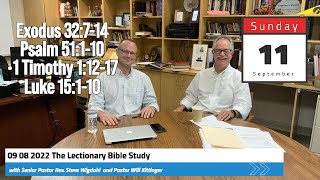 09 08 2022 The Lectionary Bible Study