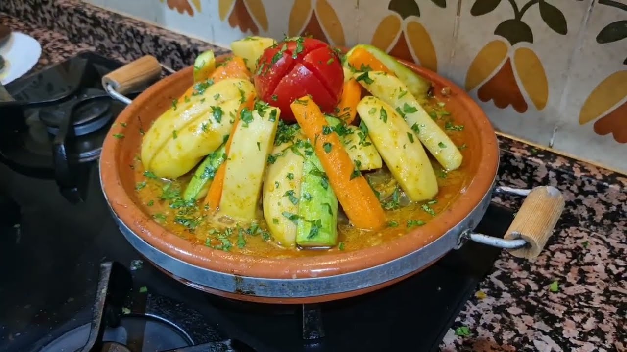 Tajín de Osobuco Con Verduras Cocina tradicional Marroquí