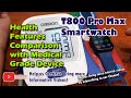 T800 Pro Max Smartwatch - Health Features Comparison with Medical Grade Device