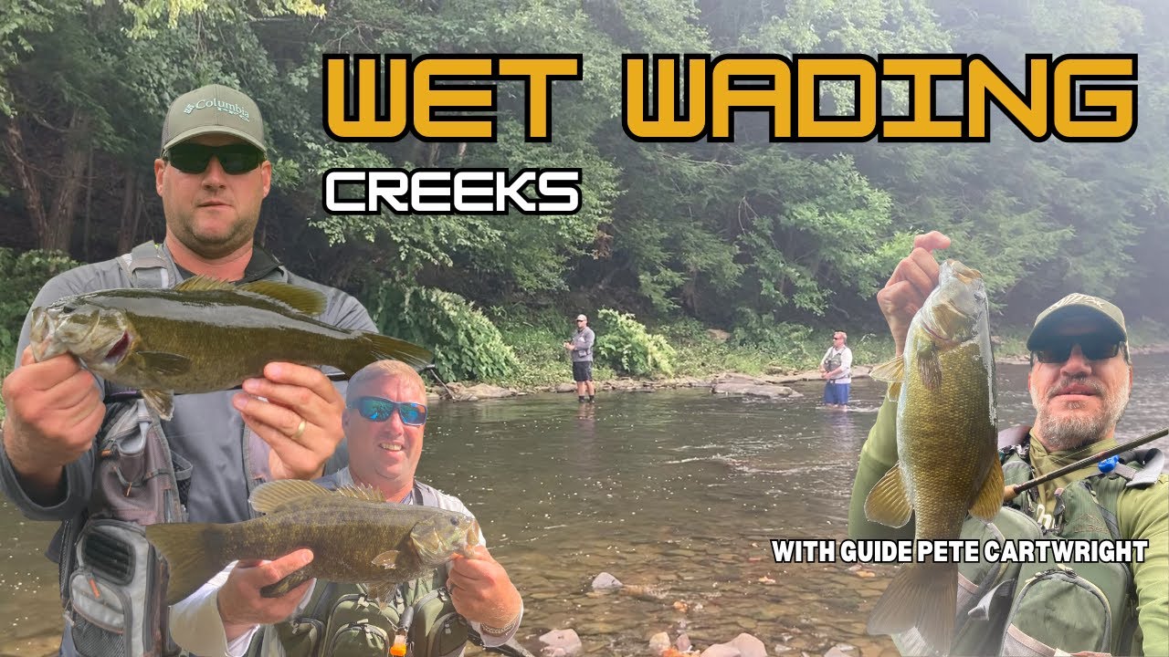 Small Stream Bass Fishing!