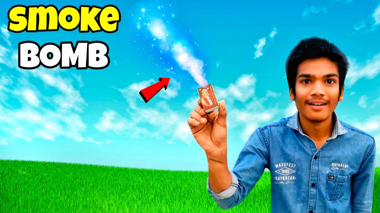 How to Make Smoke Bomb | MAKING SMOKE BOM with Matchstick at home 🤯 | BLASTER ADVENTURE