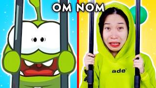 ROBONOMS | Om Nom in Real Life | Om Nom's Funny Stories (Cut The Rope)! | Woa Parody