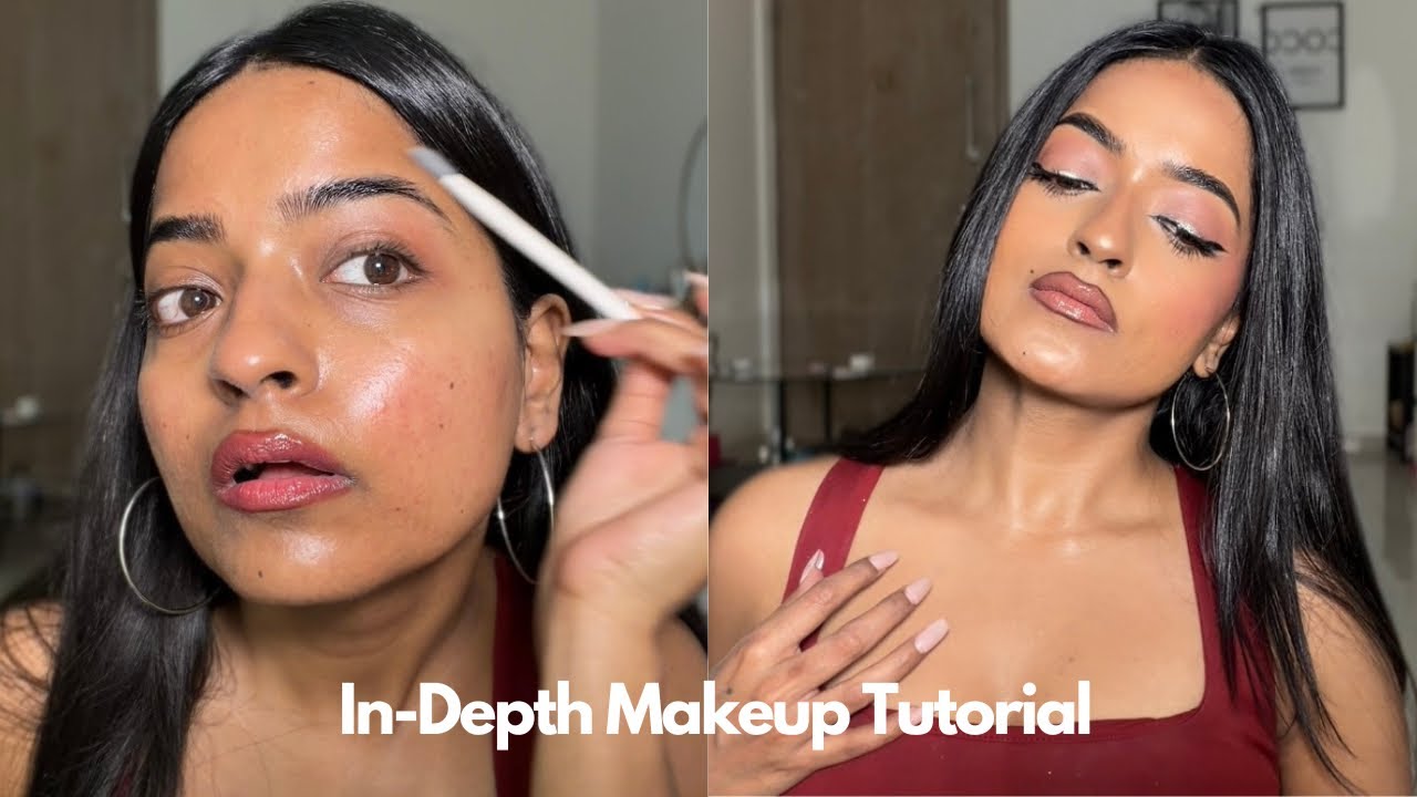 Подробный урок макияжа | Полный гламурный макияж