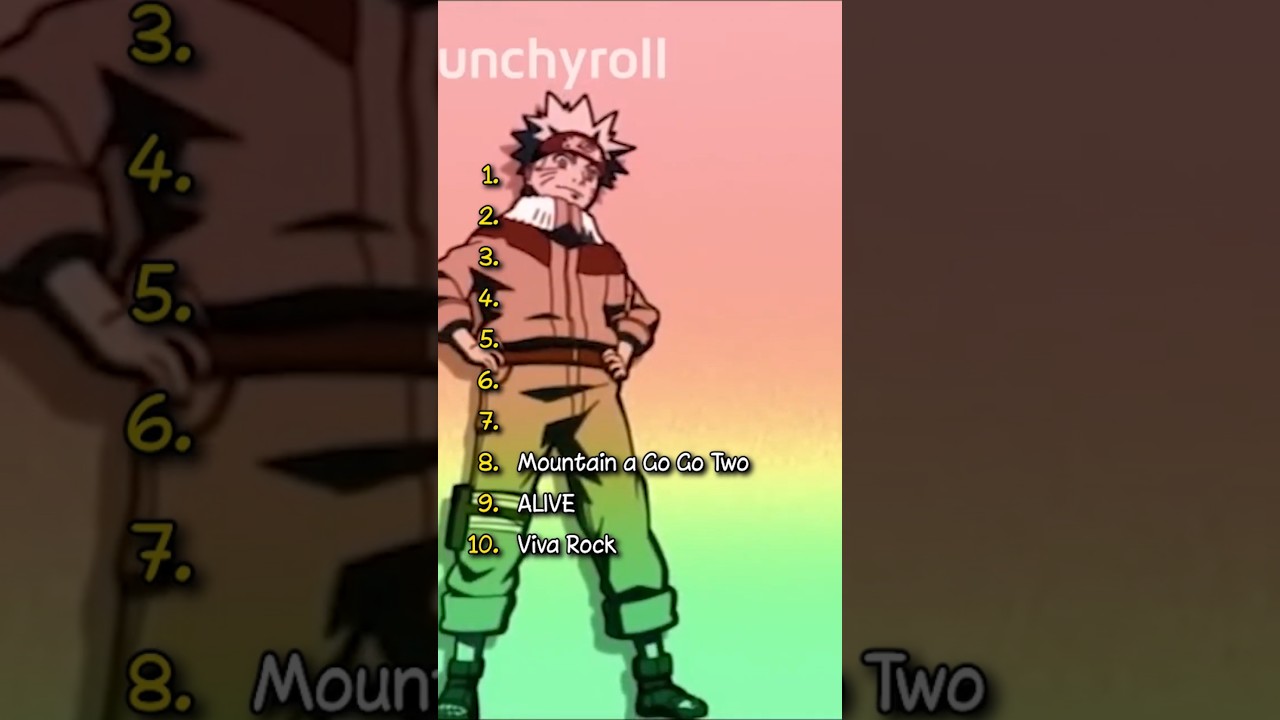 Mi Top 10 Endings de Naruto