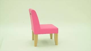 木製子供椅子CHK CHピンク