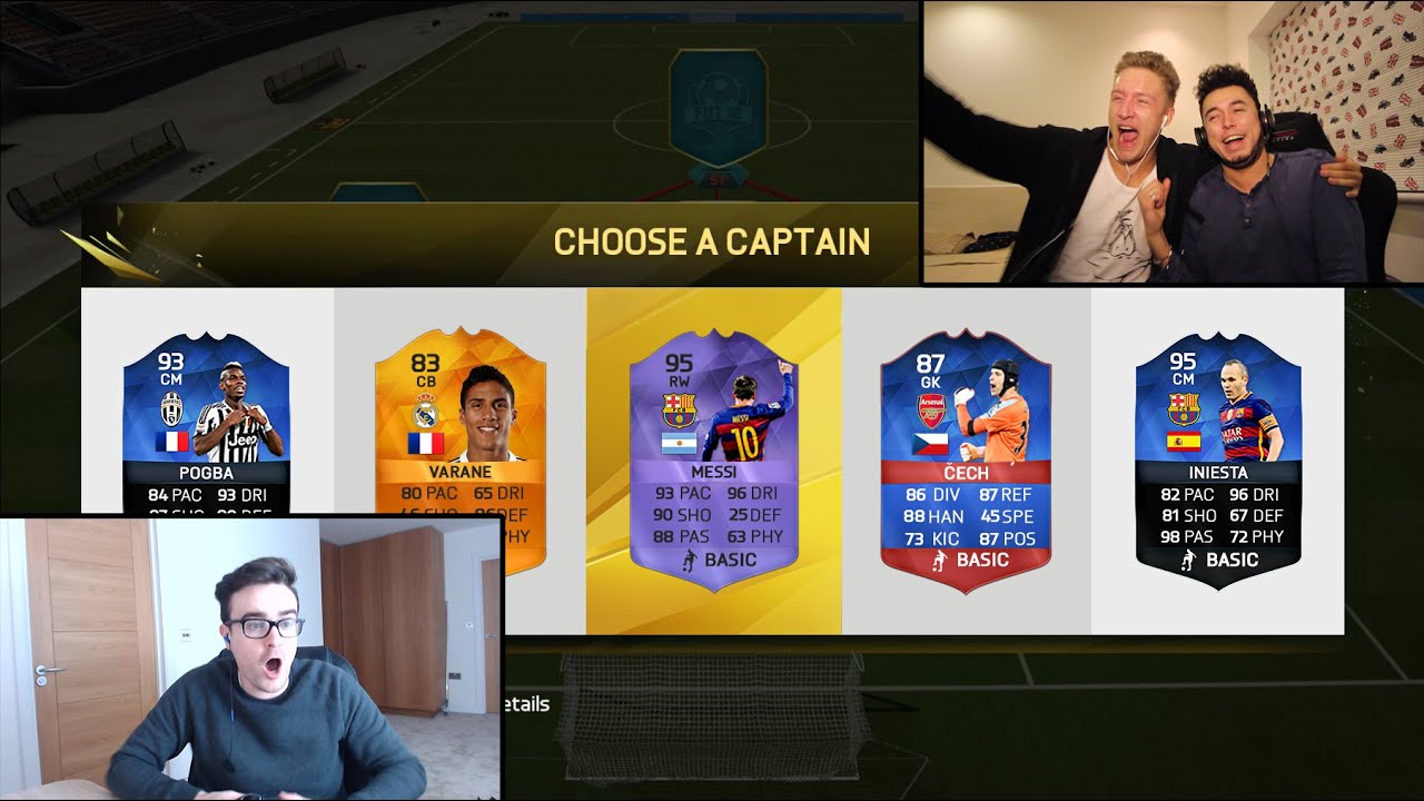 3 PLAYER FUTDRAFT!!! INSANE RECORD BREAKER MESSI VS HERO RONALDO DRAFT !!! FIFA 16 FUT Draft