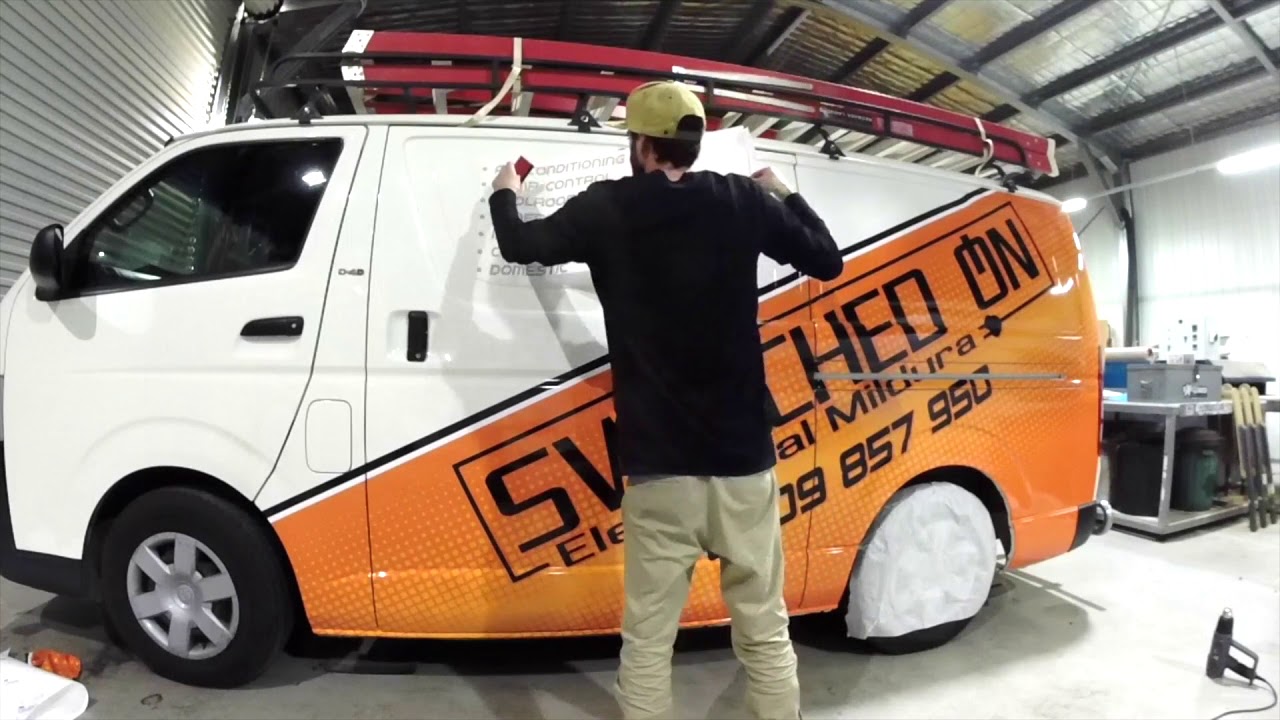 Switched on Electrical Vehicle Signage // Vehicle Wrap @ Exposed Signage