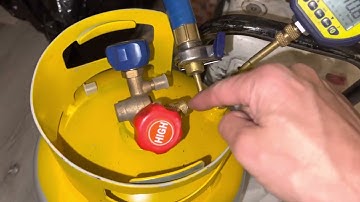 Rubber refrigerant hoses will mess up your micron gauge reading￼