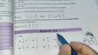 Fractions and Decimals Ex 2.2Chapter- 2 || Class 7th Maths New Book 2023 || New Edition 2023 screenshot 3