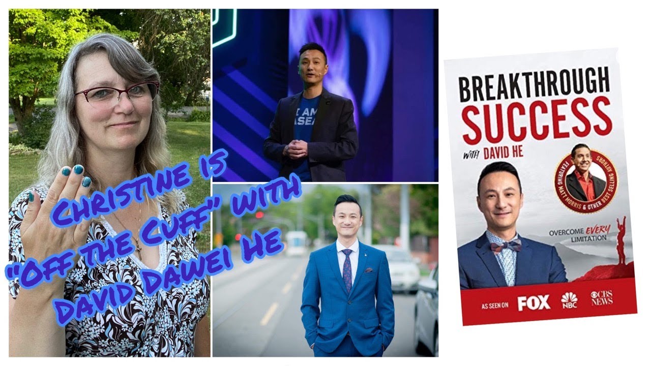 Christine is “Off the Cuff” with David Dawei He