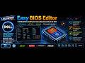 Easy BIOS Editor, Análise, extração e edição de BIOS Dell