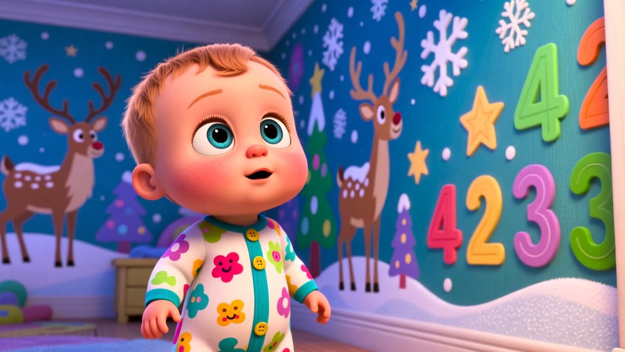 Holiday Lights Learning 🎄✨ Fun Christmas & Holiday Song for Kids | Learn Colors and ABCs