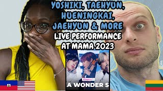 YOSHIKI, TAEHYUN, HUENINGKAI, JAEHYUN, ANTON, HANYUJIN - Live Performance at MAMA 2023 REACTION