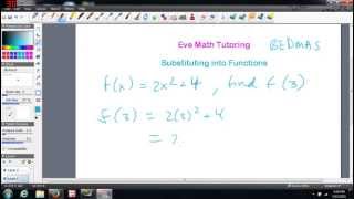 Information Substituting Into Functions Update