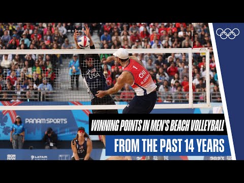 10 minutes of insane winning points in men's beach volleyball! ????????