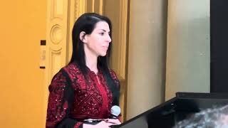 Filastine Srour  speech at NYC Board of Ed event Celebrating April as Arab American Heritage Month