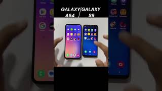 Samsung Galaxy S9 vs Samsung Galaxy A54 - Insane Performance Test #shorts #viralvideo