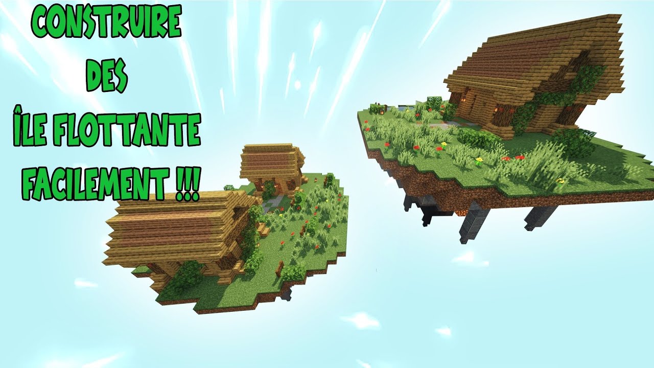 [TUTO #5] Comment CONSTRUIRE des ÎLES FLOTTANTES Custom FACILEMENT