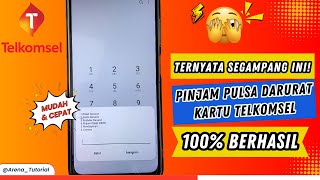 Cara Pinjam Pulsa Darurat Telkomsel