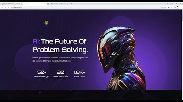 Artificial Intelligence demo setup for Avas Elementor WordPress Theme